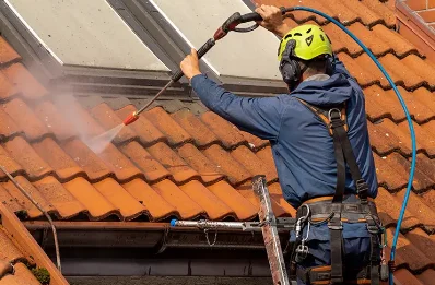 Démoussage et hydrofuge de toiture à Artins